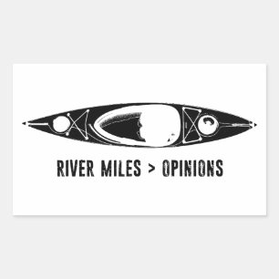 Pegatina Rectangular River Miles > Opiniones Kayak