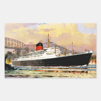Pegatina Rectangular RMS Saxonia