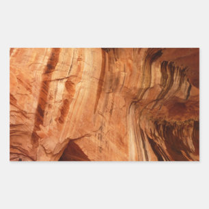 Pegatina Rectangular Roca Estriada del Nicho del Arco Doble I desde Zio