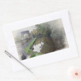 Pegatina Rectangular Rochdale Canal Sagar Richards Arch