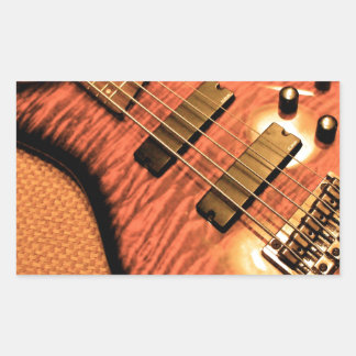 Pegatina Rectangular ¡Rockeros en el corazón!