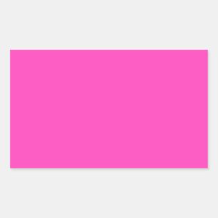 Pegatina Rectangular Rosa Bonito