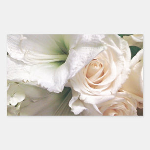 Pegatina Rectangular Rosas de Love Lilies of Life_