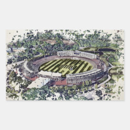 Pegatina Rectangular Rose Bowl Southampton Cricket Ground Artistic
