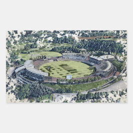 Pegatina Rectangular Rose Bowl Southampton Cricket Ground Artistic