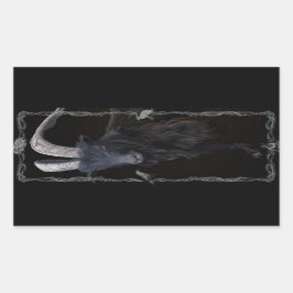 Pegatina Rectangular Sabbath de bruja