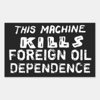 Sabotage Pegatina: Dependencia del Petróleo Extran