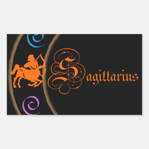 Pegatina Rectangular Sagittarius