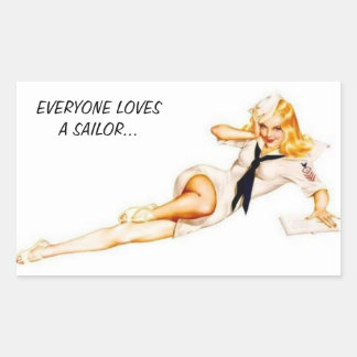 PEGATINA RECTANGULAR SAILOR CHICA