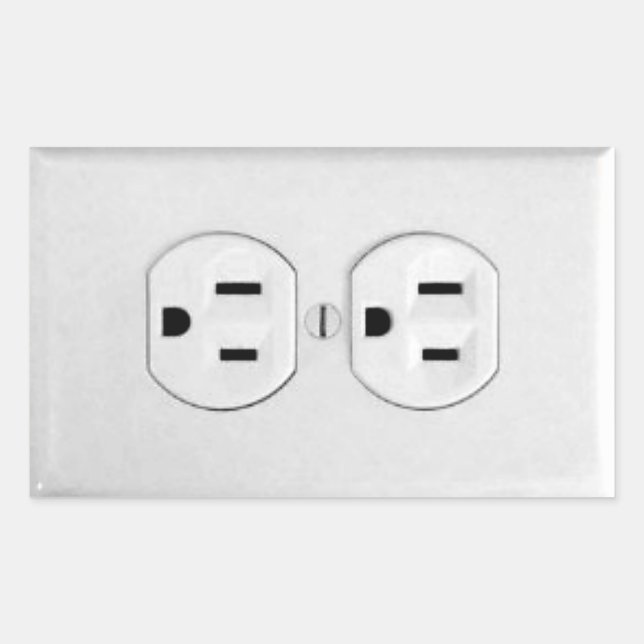 Pegatina Rectangular Salida de truco (Anverso)