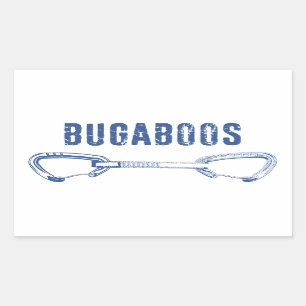 Pegatina Rectangular Salto rápido de Bugaboos