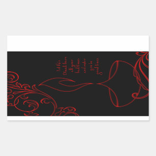 Pegatina Rectangular saludos del diwali (luz elegante)