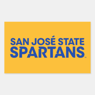Pegatina Rectangular San Jose State Spartans Wordmark