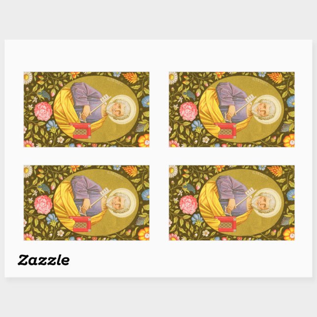 Pegatina Rectangular San Pedro el Apóstol (PM 07) (Hoja)