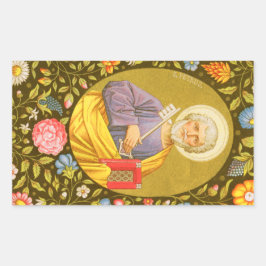 Pegatina Rectangular San Pedro el Apóstol (PM 07)