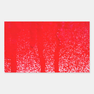 Pegatina Rectangular sangre goteante