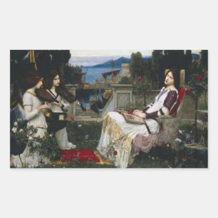 Pegatina Rectangular Santa Cecilia (1895)