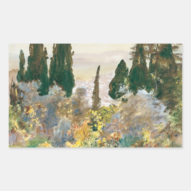 Pegatina Rectangular Sargento John Singer - Granada (Anverso)