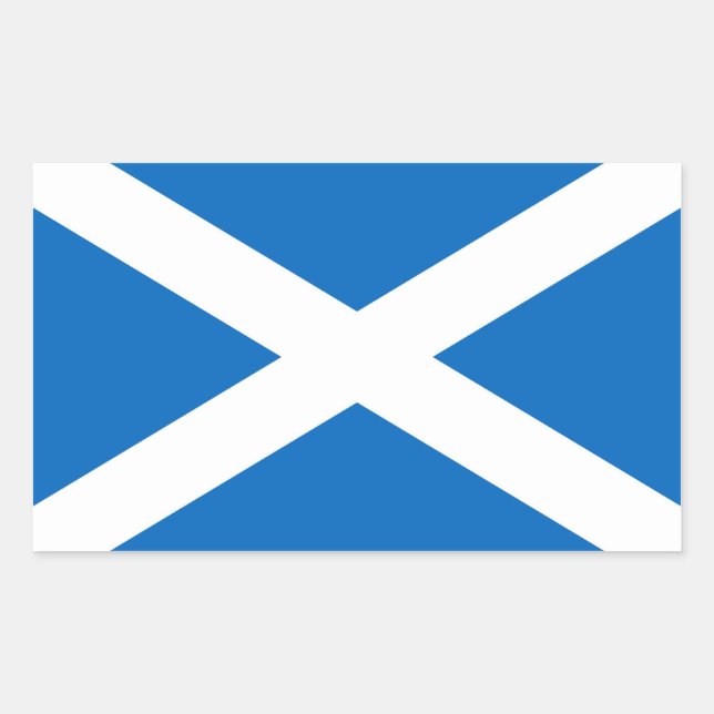 PEGATINA RECTANGULAR SCOTLAND (Anverso)