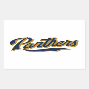 Pegatina Rectangular Script FIU Panthers