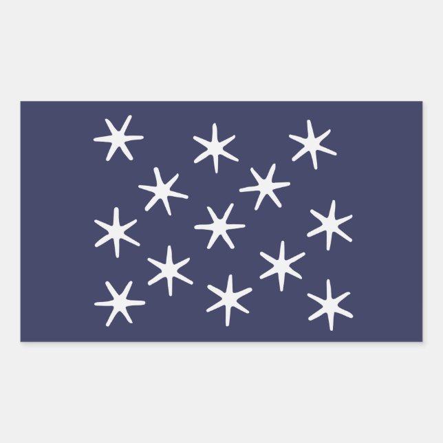 Pegatina Rectangular Sede de Washington (Anverso)