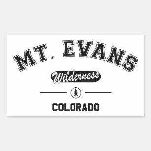 Pegatina Rectangular Selva del Monte Evans