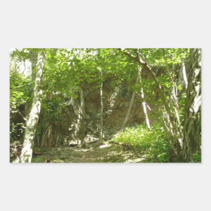 Pegatina Rectangular Sendero de Descubrimiento Frazier en Shenandoah Fo