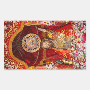 Pegatina Rectangular "Senhor Santo Cristo dos Milagres"