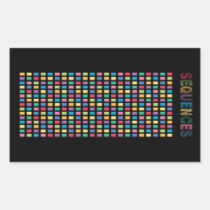 Pegatina Rectangular Sequences