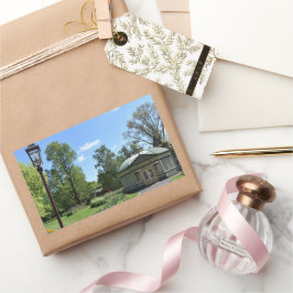 Pegatina Rectangular Serene Ballarat Jardín Botánico