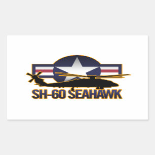 Pegatina Rectangular SH-60 Seahawk