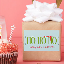 Pegatina Rectangular Shenanigans de los verdes y azules