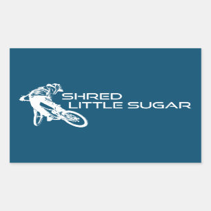 Pegatina Rectangular Shred Little Sugar Arkansas Mountain Bicicleta