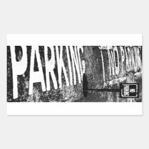 Pegatina Rectangular signos de reserva