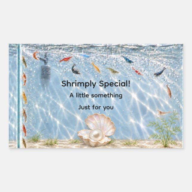 Pegatina Rectangular ¡Simplemente Especial! Stickers  (Anverso)