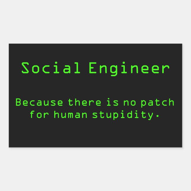 Pegatina Rectangular Sin parche (Anverso)