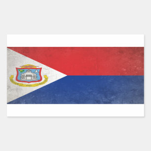 Pegatina Rectangular Sint Maarten