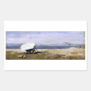 Pegatina Rectangular Sir James Guthrie - difícilmente en él