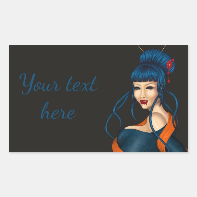 Pegatina Rectangular Slurp  (Anverso)