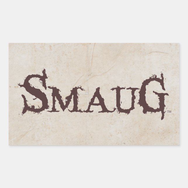 Pegatina Rectangular SMAUG™ Name (Anverso)