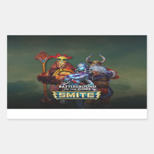 Pegatina Rectangular SMITE: Dioses