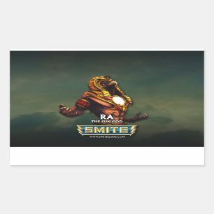 Pegatina Rectangular SMITE: Ra, el Dios del Sol