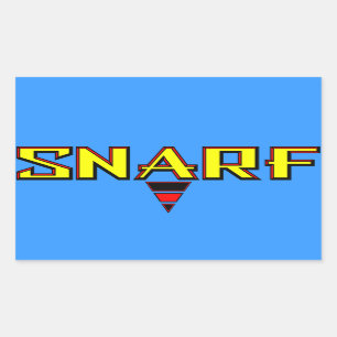Pegatina Rectangular Snarf