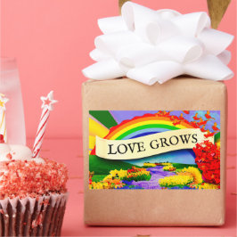 PEGATINA RECTANGULAR SOBRE EL LLUVIA