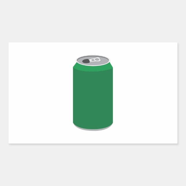 Pegatina Rectangular Soda Can (Anverso)
