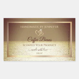 Pegatina Rectangular Sol de bonito sobre las etiquetas de productos Oce