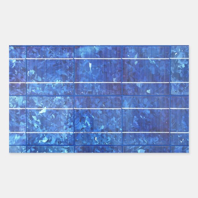 Pegatina Rectangular Solar panel (Anverso)