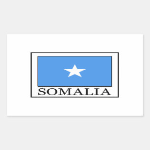 Pegatina Rectangular Somalia