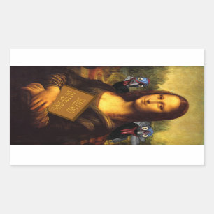 Pegatina Rectangular Sonríe Y Come Torfukey