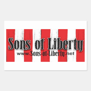 Pegatina Rectangular Sons Liberty FLAG sticker